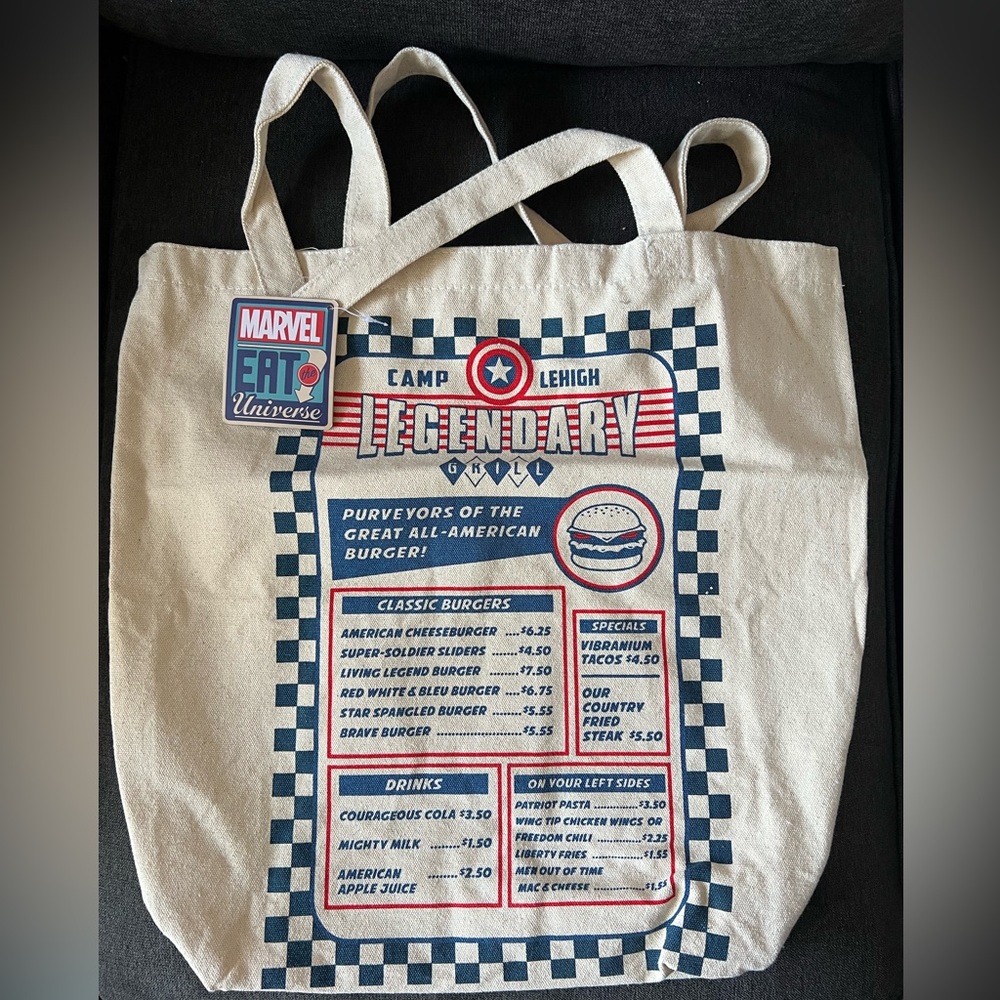 Captain America tote bag